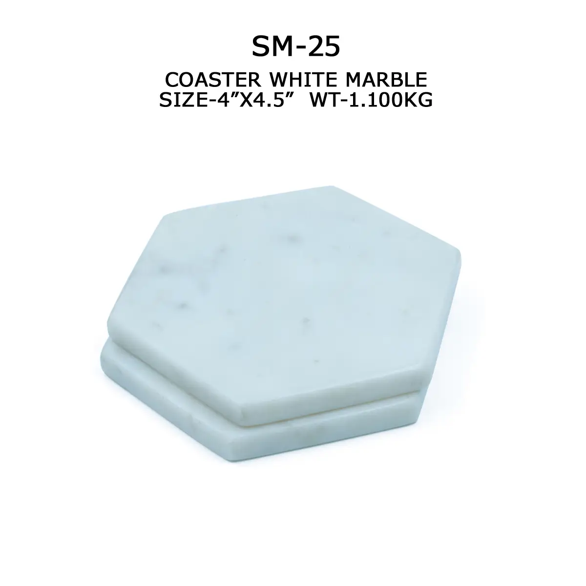 COASTER WHITE MARBLE